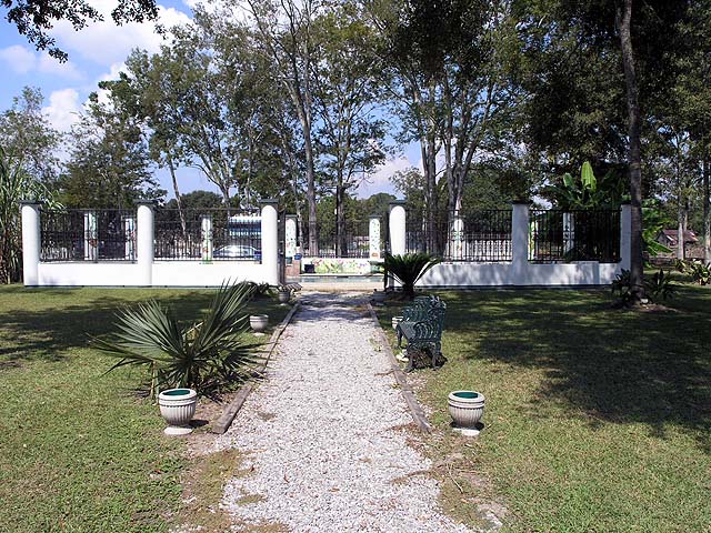 The grotto grounds near Poche Plantation. Property photograph from Poche Plantation’s gallery.