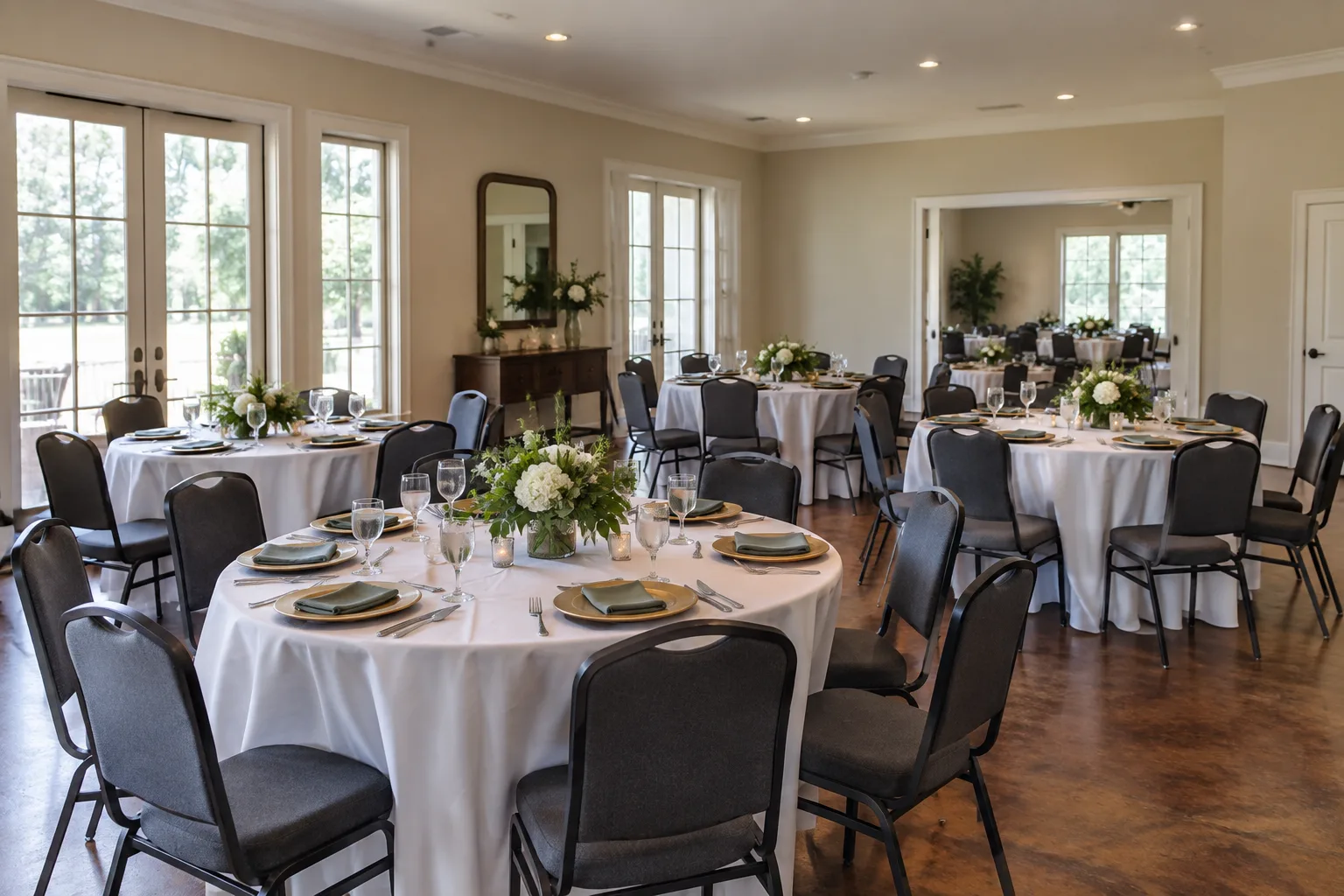 AI-generated representative image of event hosting & catering; not a photograph of Poche.